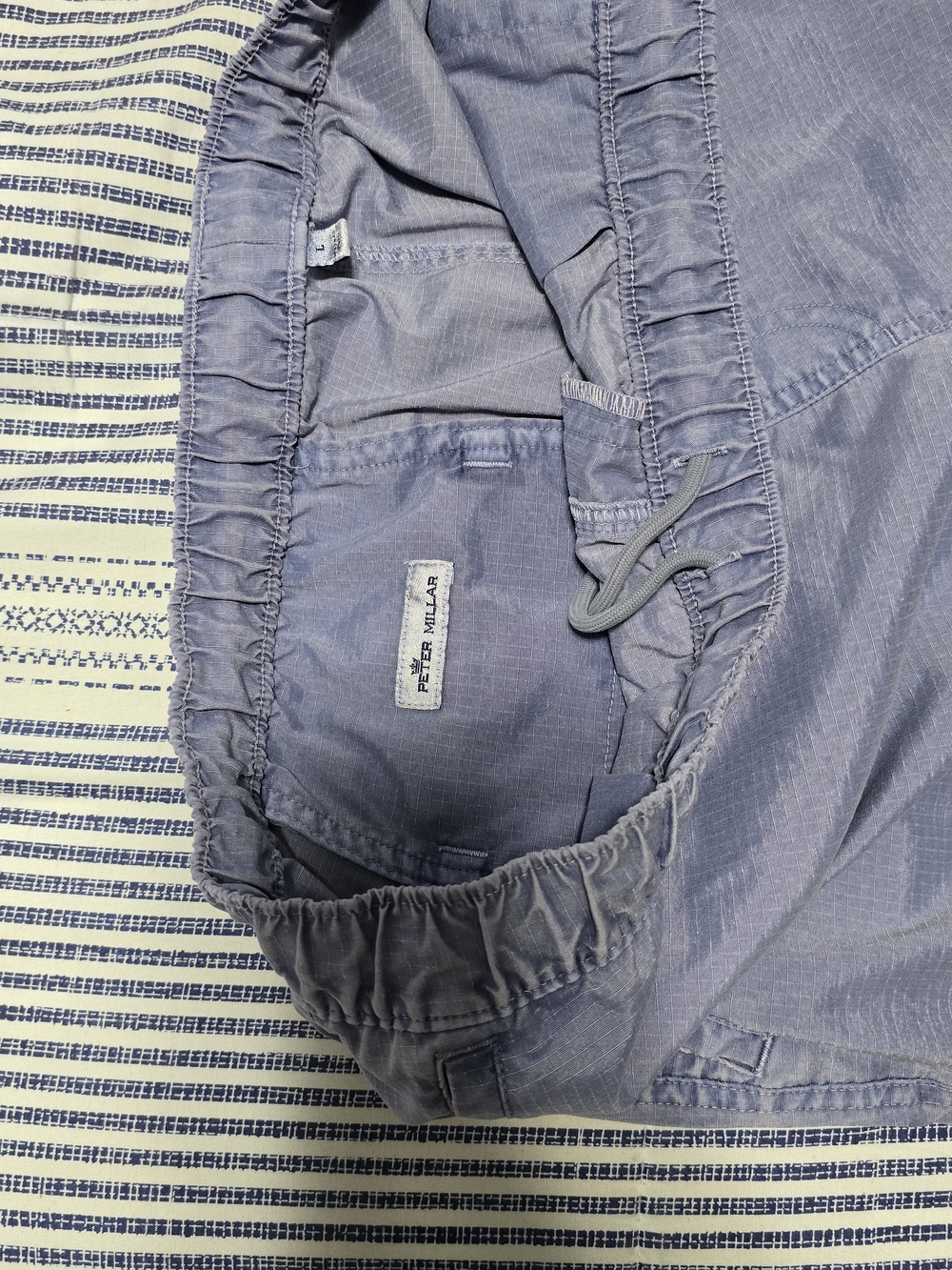 Peter Millar Men's Casual Drawstring Pants — Light Blue